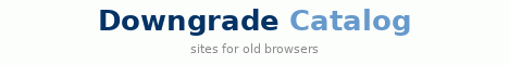 Downgrade Catalog
