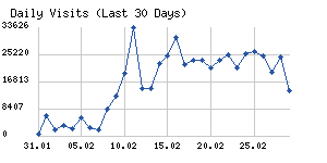 Daily visits chart